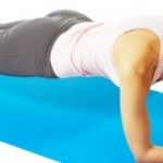 practicing yoga